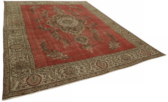 9x12 Vintage Hand-Knotted Rug - 47505
