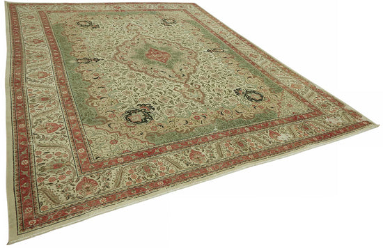10x13 Vintage Hand-Knotted Rug - 47506