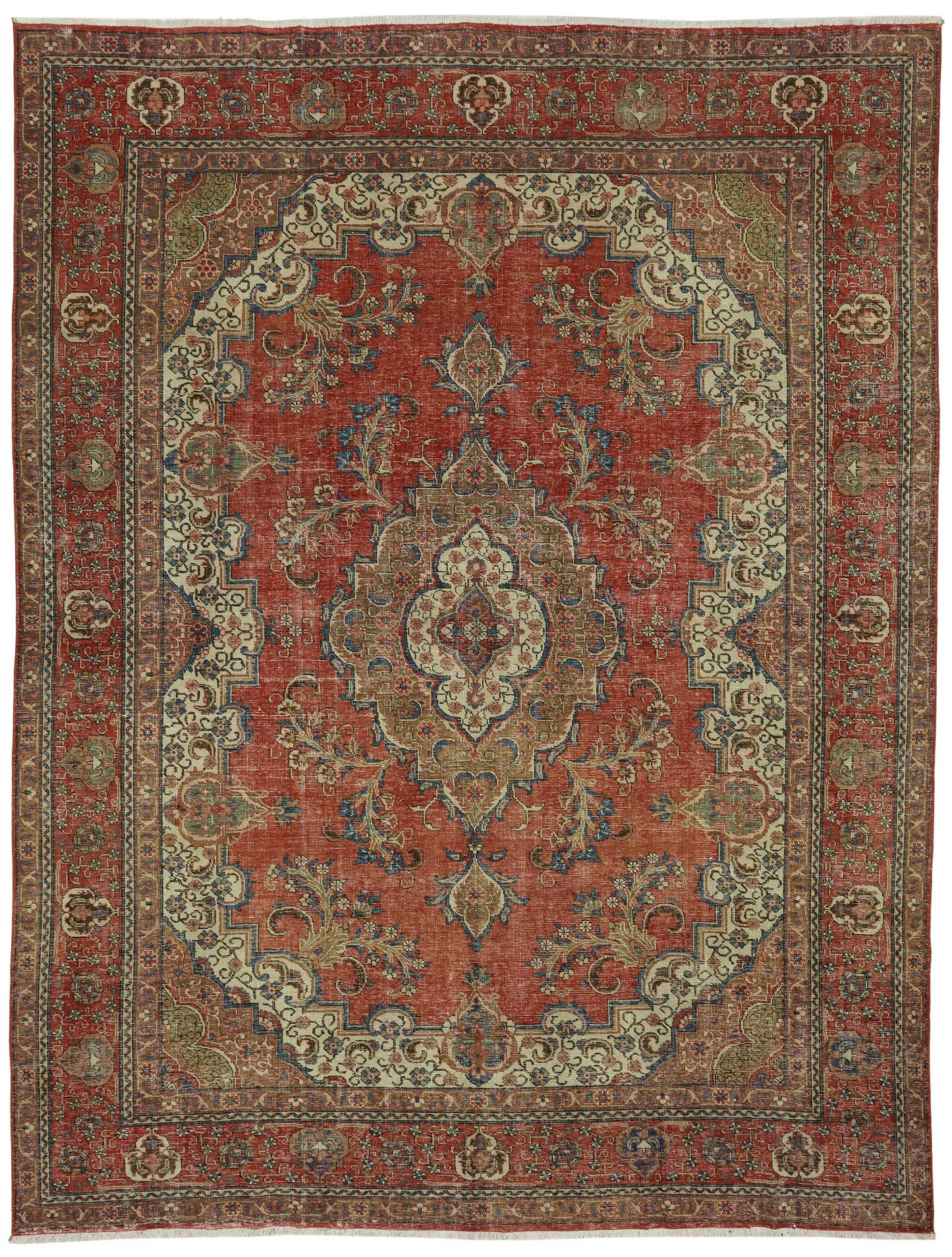 9x12 Vintage Hand-Knotted Rug - 47507