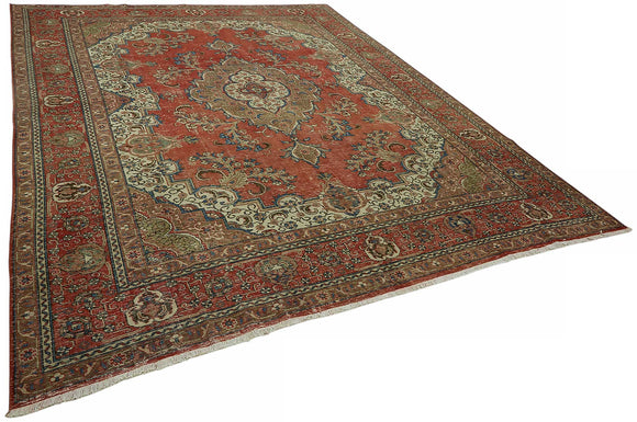 9x12 Vintage Hand-Knotted Rug - 47507