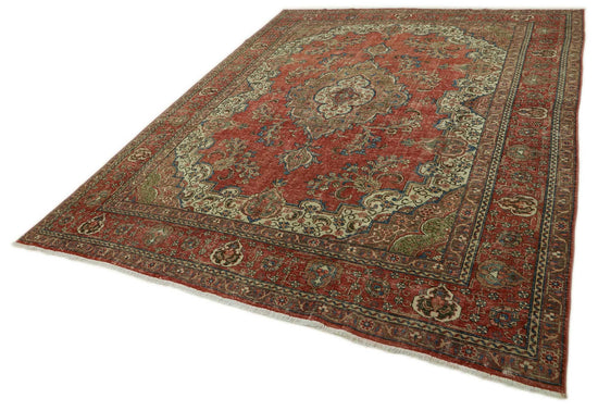 9x12 Vintage Hand-Knotted Rug - 47507