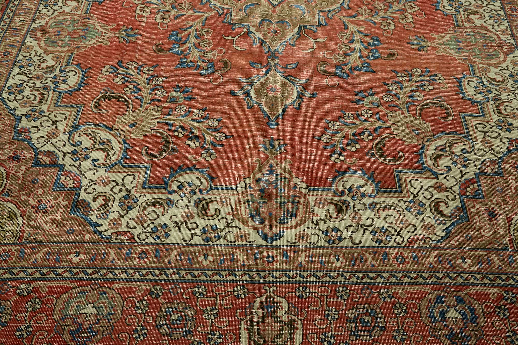 9x12 Vintage Hand-Knotted Rug - 47507