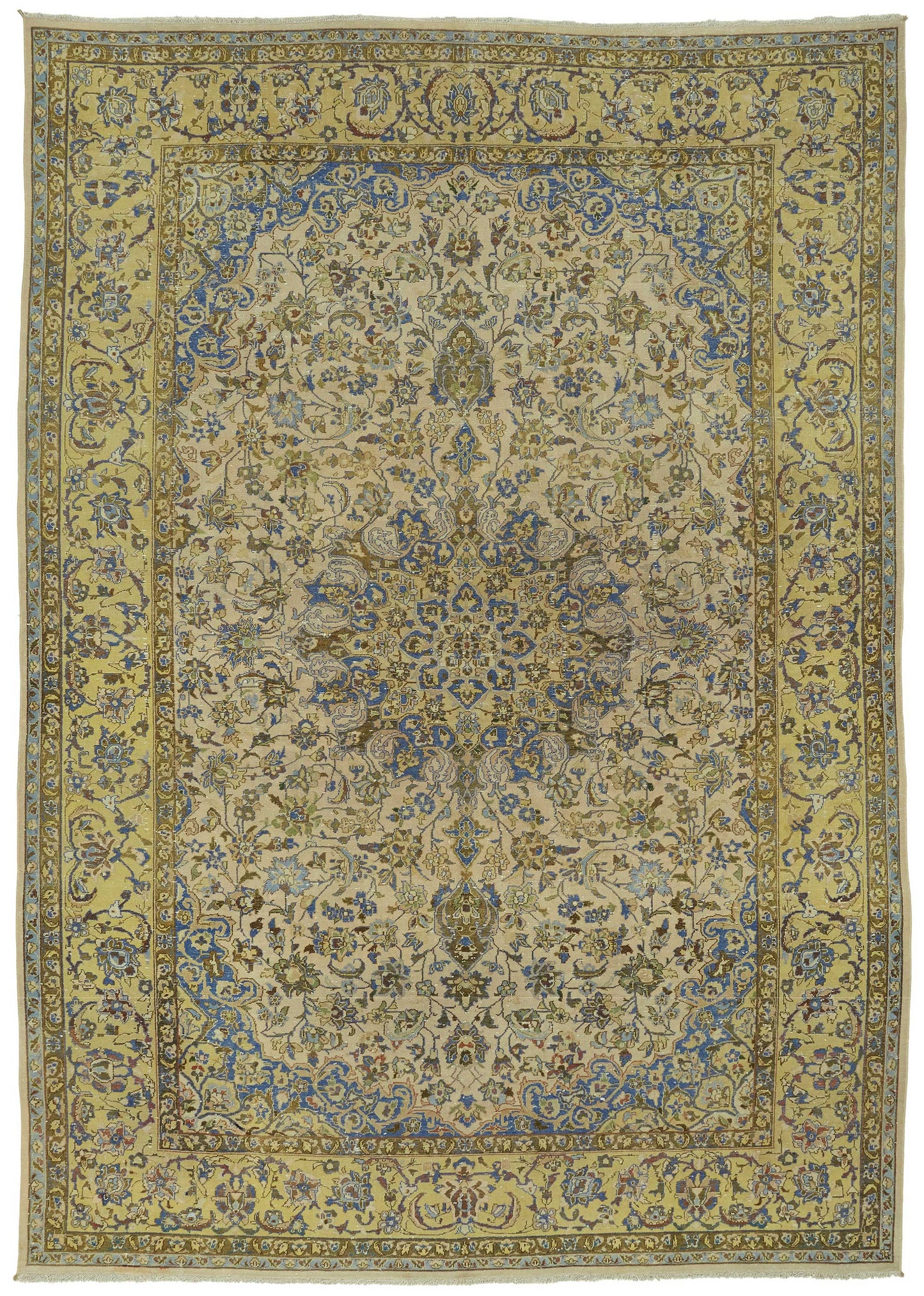 9x13 Vintage Hand-Knotted Rug - 47508