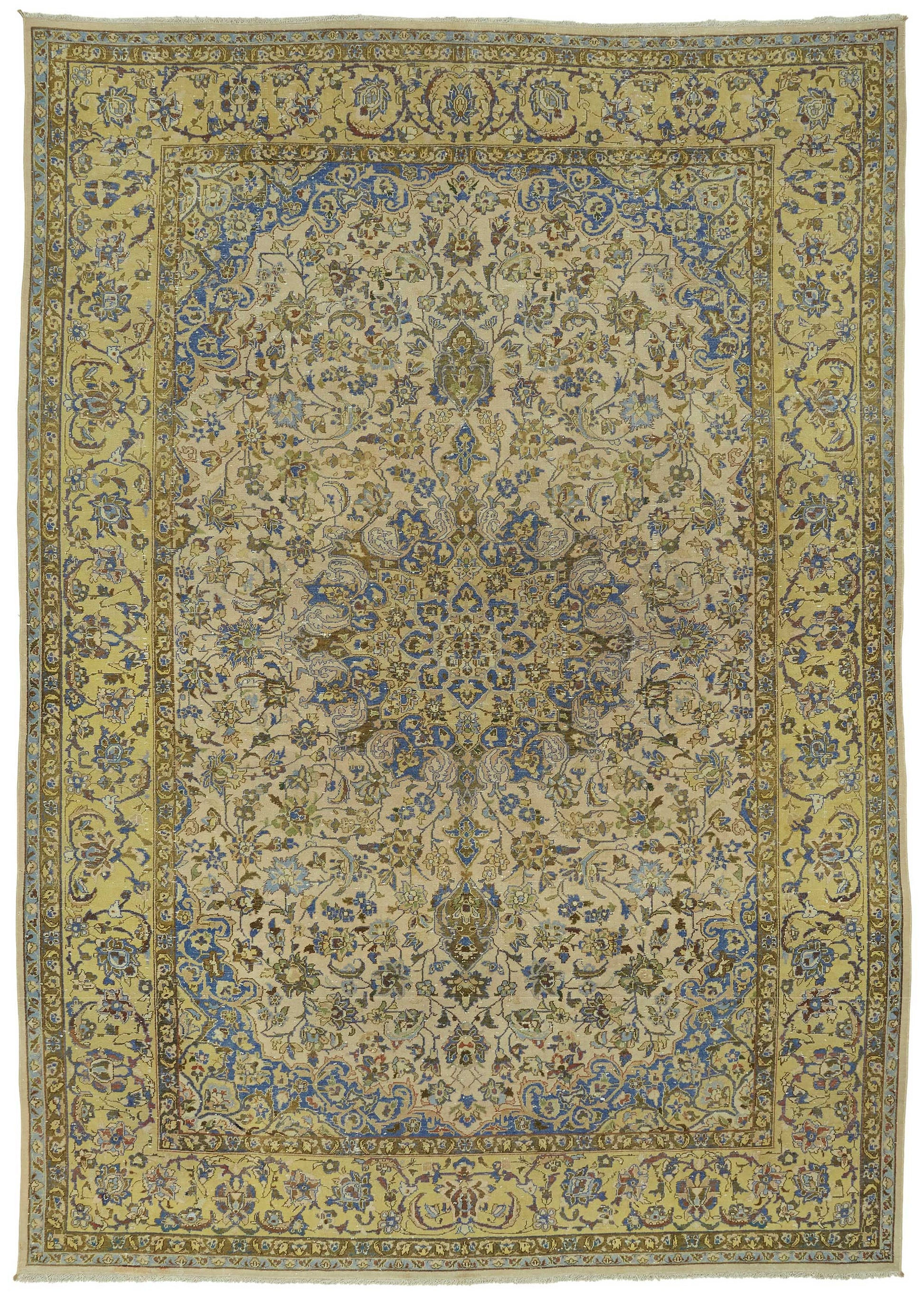 9x13 Vintage Hand-Knotted Rug - 47508