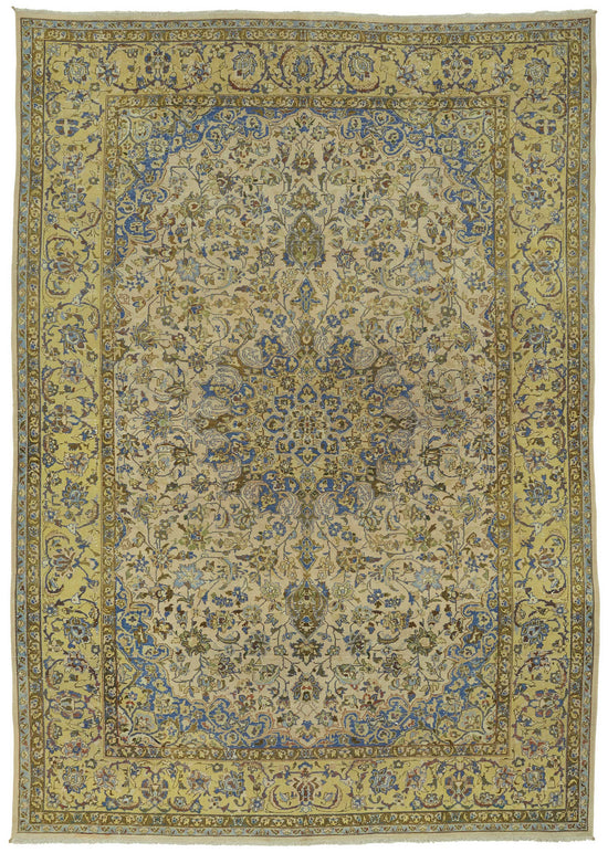 9x13 Vintage Hand-Knotted Rug - 47508