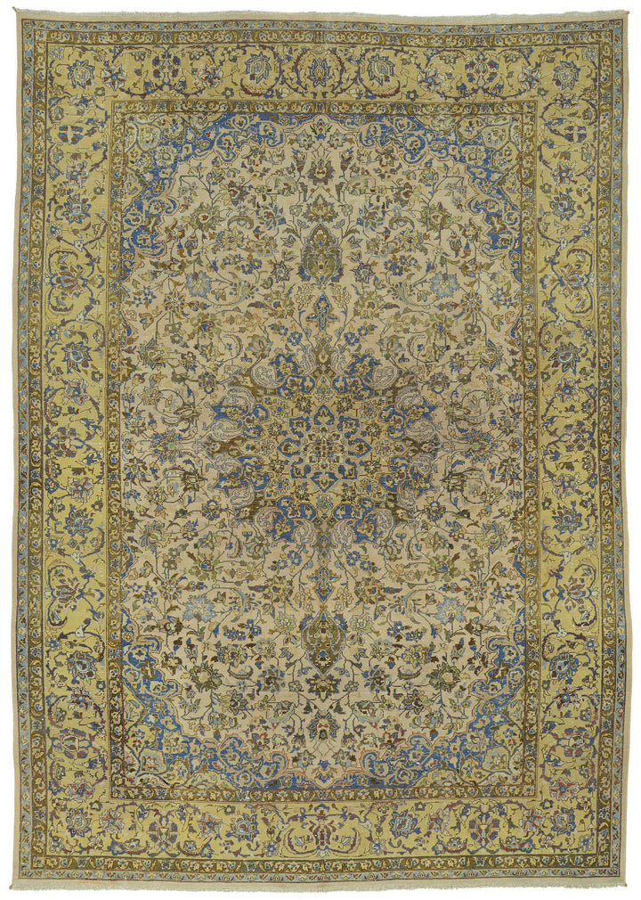 9x13 Vintage Hand-Knotted Rug - 47508
