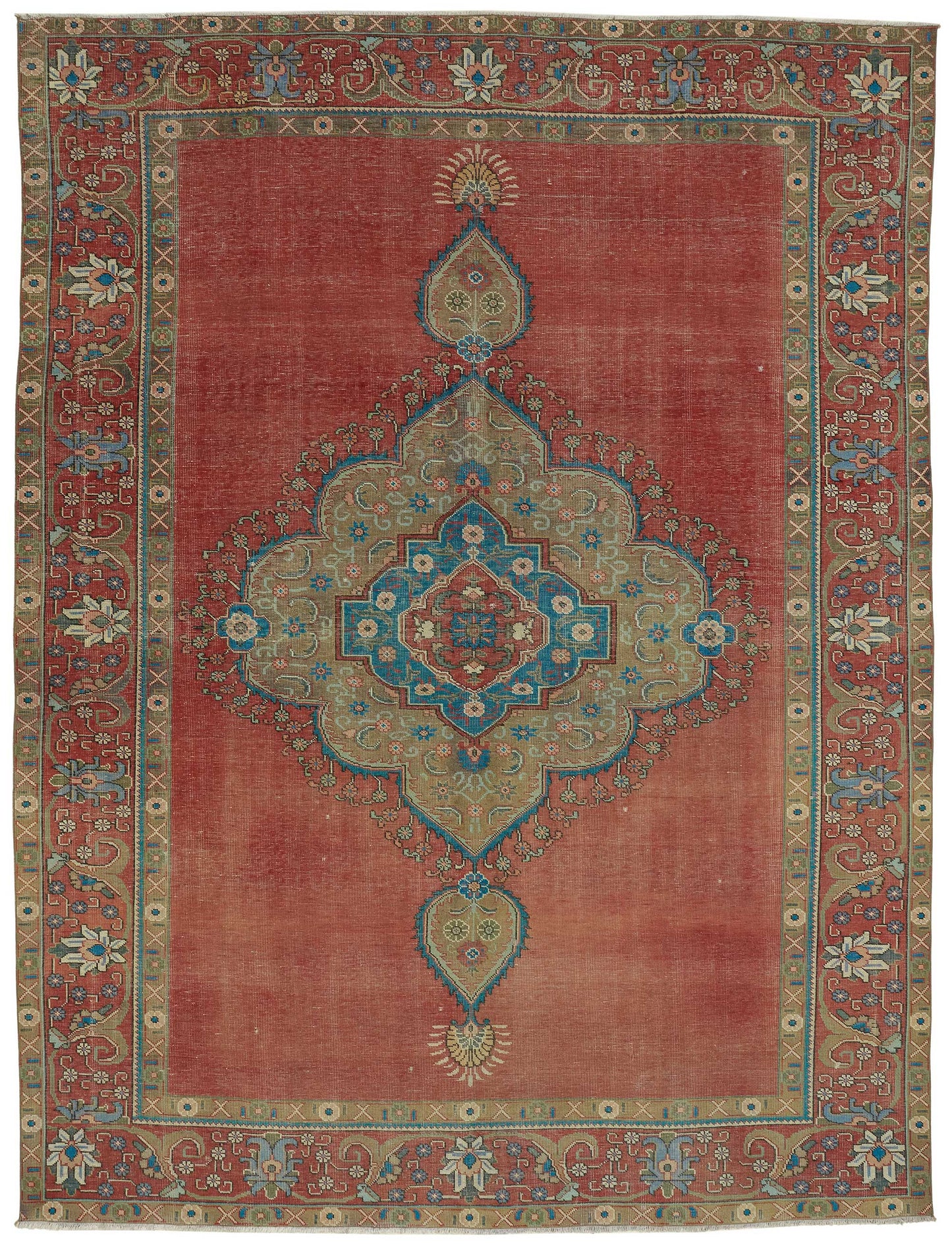 9x14 Vintage Hand-Knotted Rug - 47509