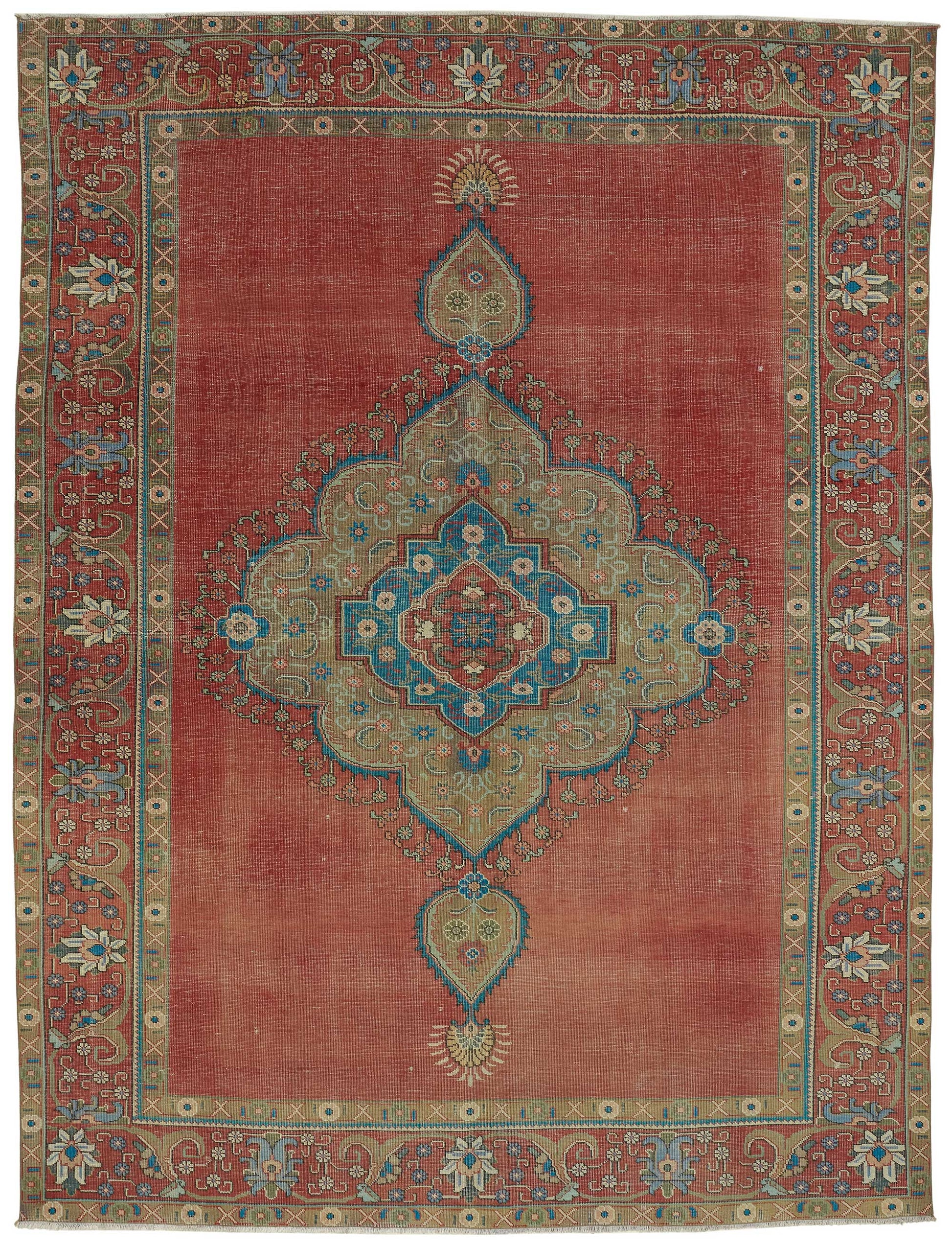 9x14 Vintage Hand-Knotted Rug - 47509