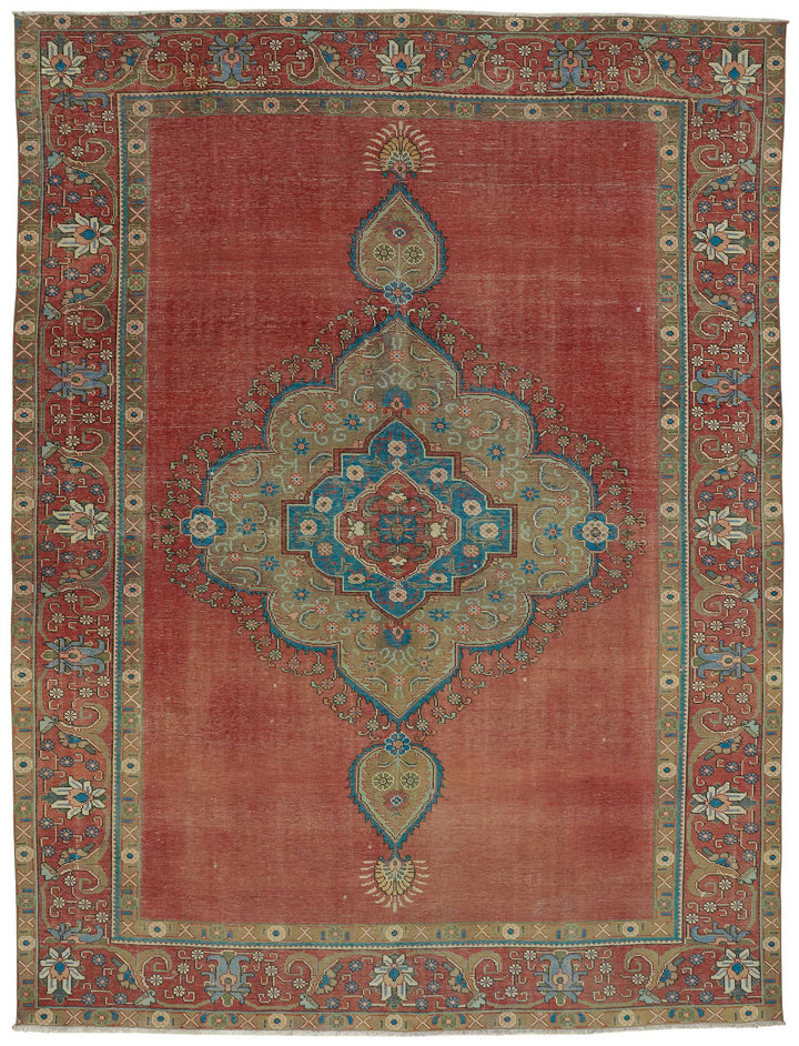 9x14 Vintage Hand-Knotted Rug - 47509