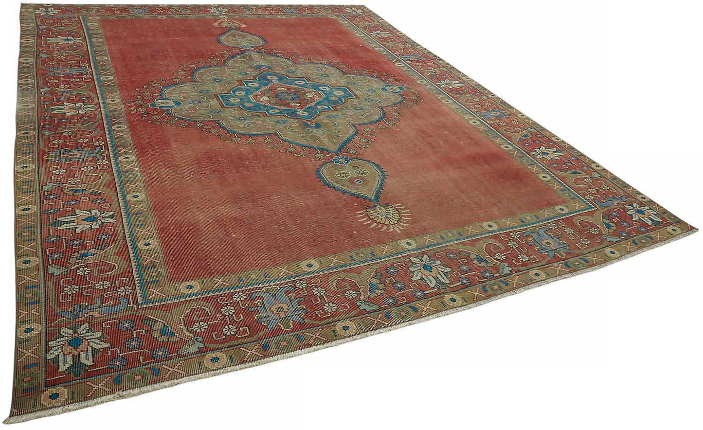 9x14 Vintage Hand-Knotted Rug - 47509