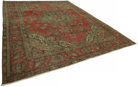 10x13 Vintage Hand-Knotted Rug - 47510