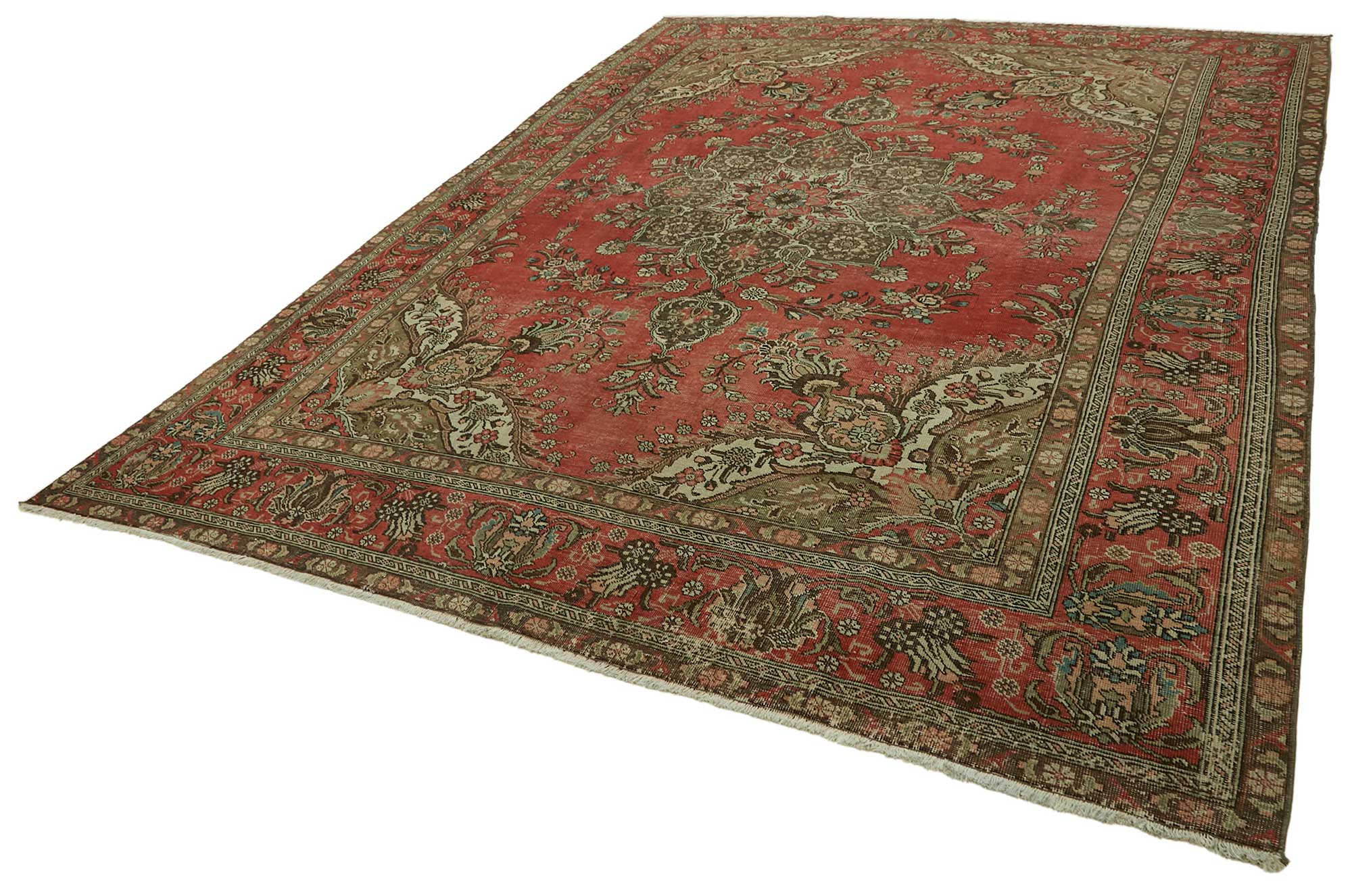10x13 Vintage Hand-Knotted Rug - 47510