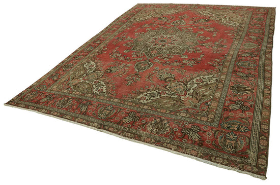 10x13 Vintage Hand-Knotted Rug - 47510