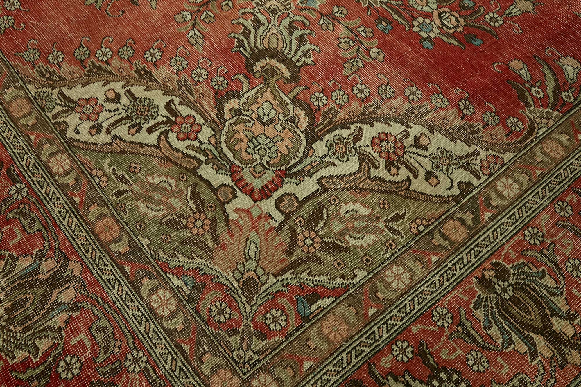 10x13 Vintage Hand-Knotted Rug - 47510
