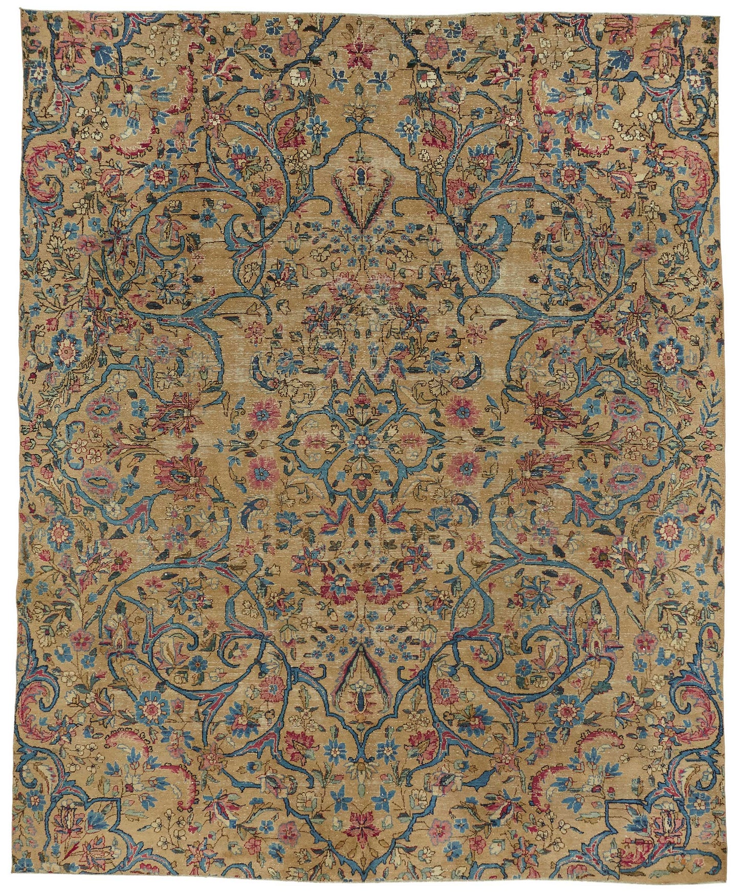 10x12 Vintage Hand-Knotted Rug - 47512