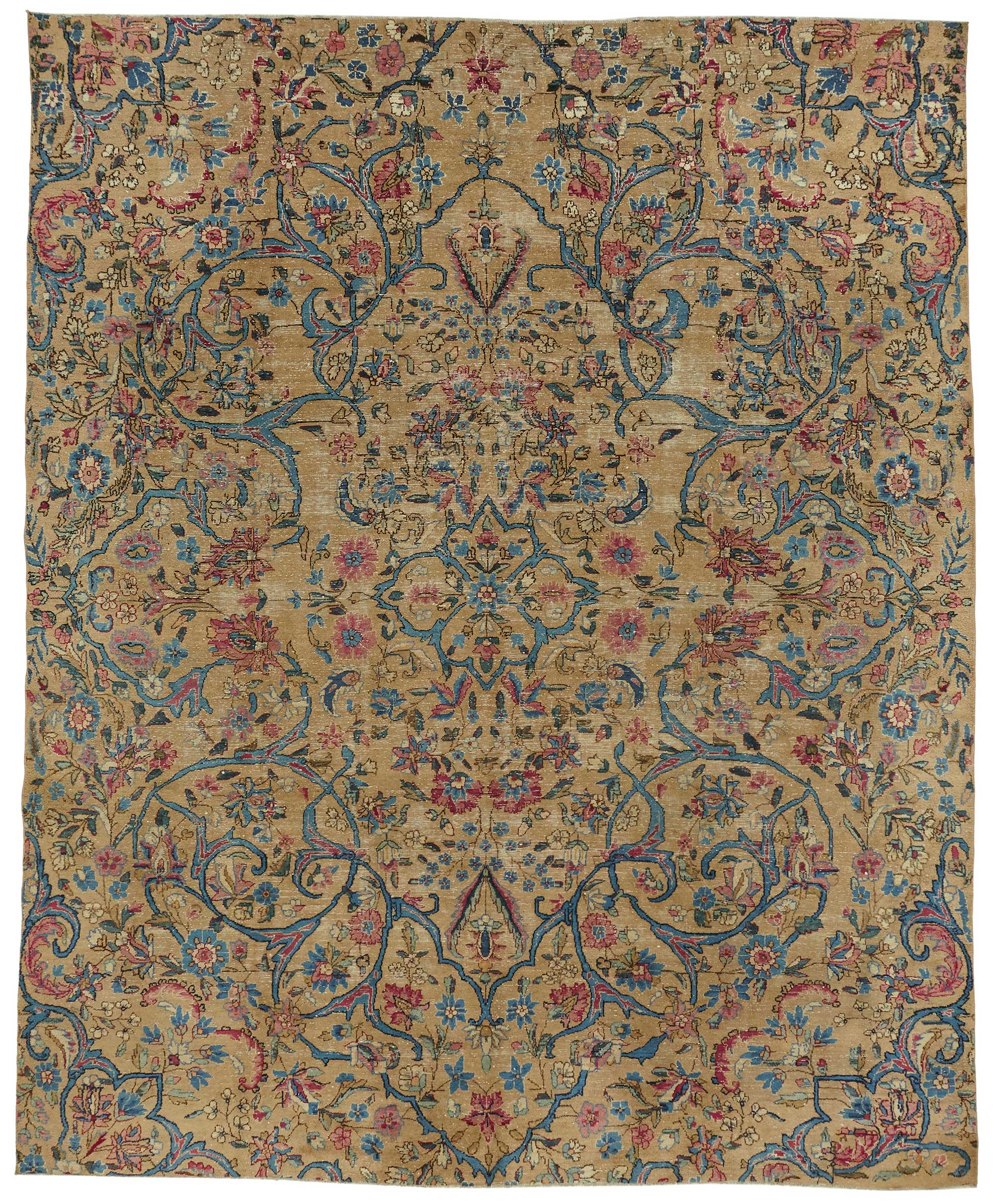 10x12 Vintage Hand-Knotted Rug - 47512
