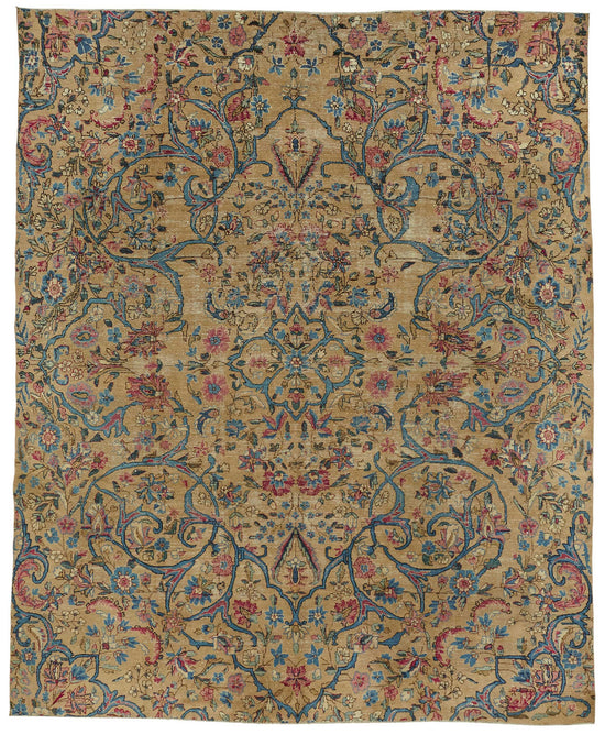 10x12 Vintage Hand-Knotted Rug - 47512