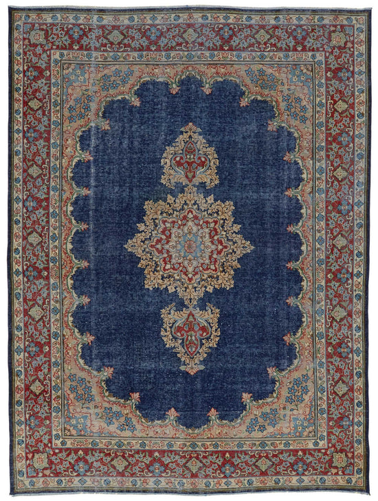 8x11 Vintage Hand-Knotted Rug - 47514