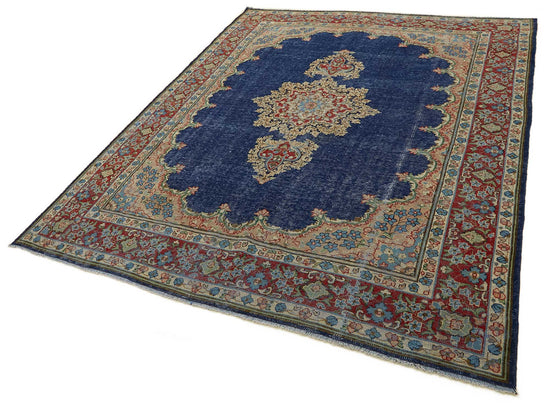 8x11 Vintage Hand-Knotted Rug - 47514
