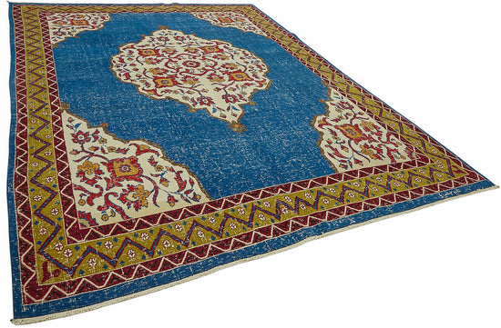 9x12 Vintage Hand-Knotted Rug - 47515
