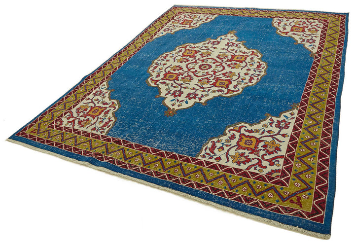 9x12 Vintage Hand-Knotted Rug - 47515