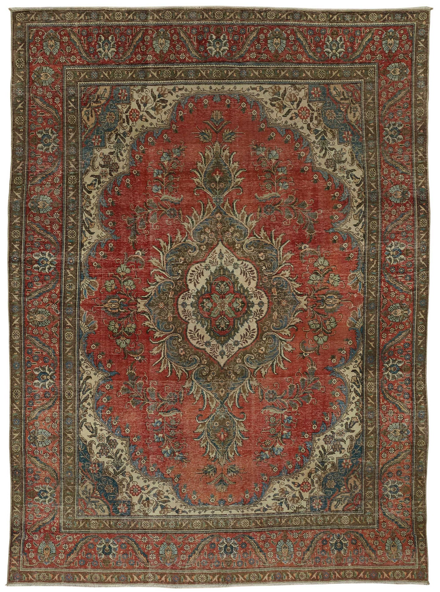 9x12 Vintage Hand-Knotted Rug - 47516