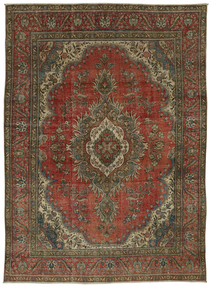 9x12 Vintage Hand-Knotted Rug - 47516