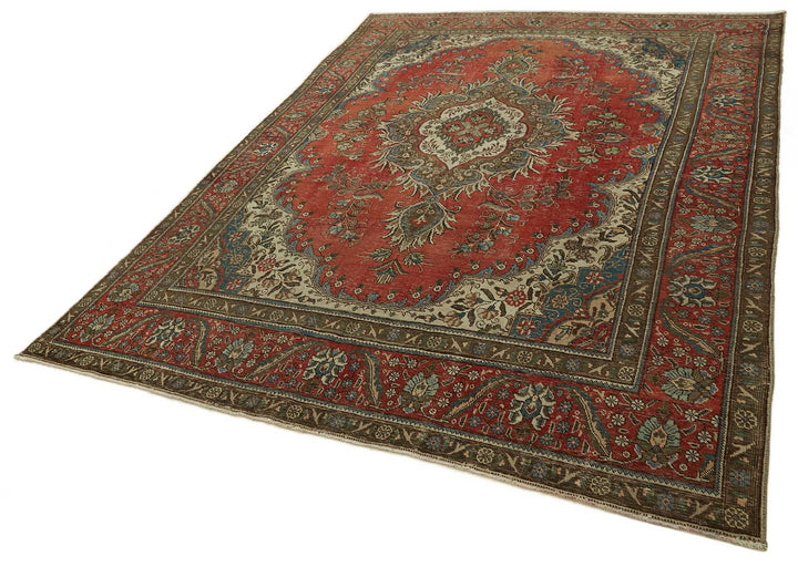 9x12 Vintage Hand-Knotted Rug - 47516