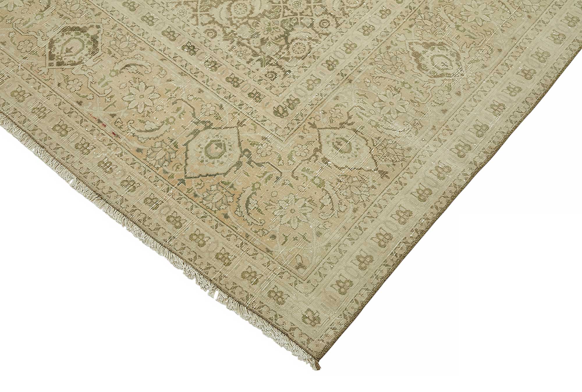8x17 Vintage Hand-Knotted Rug - 47517