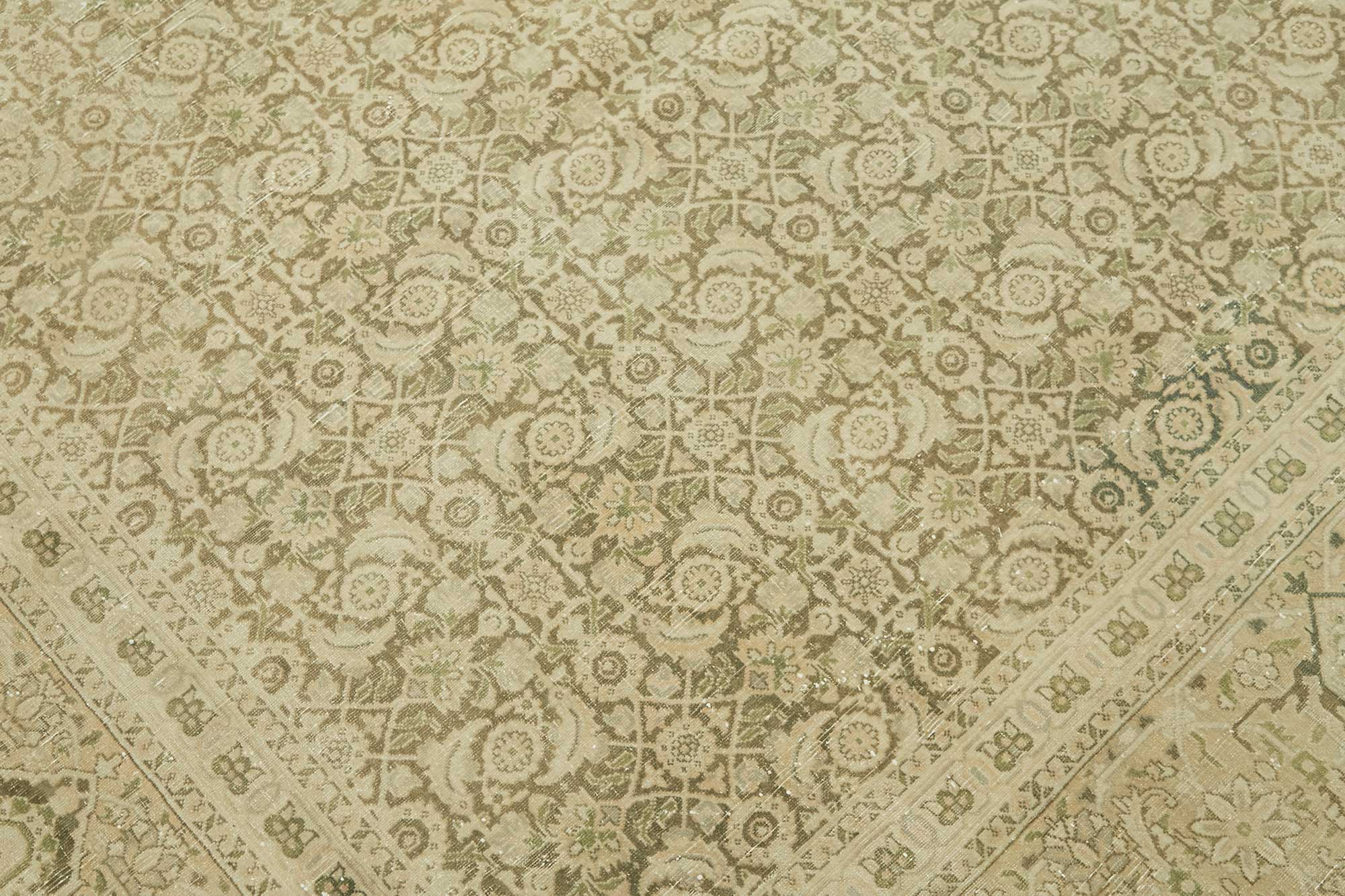 8x17 Vintage Hand-Knotted Rug - 47517