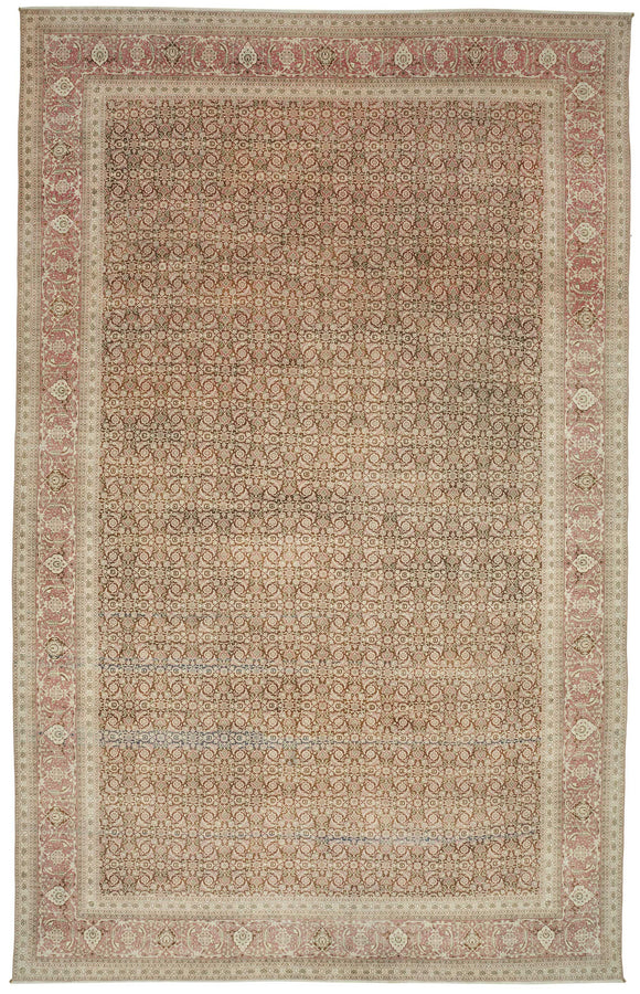 10x17 Vintage Hand-Knotted Rug - 47518