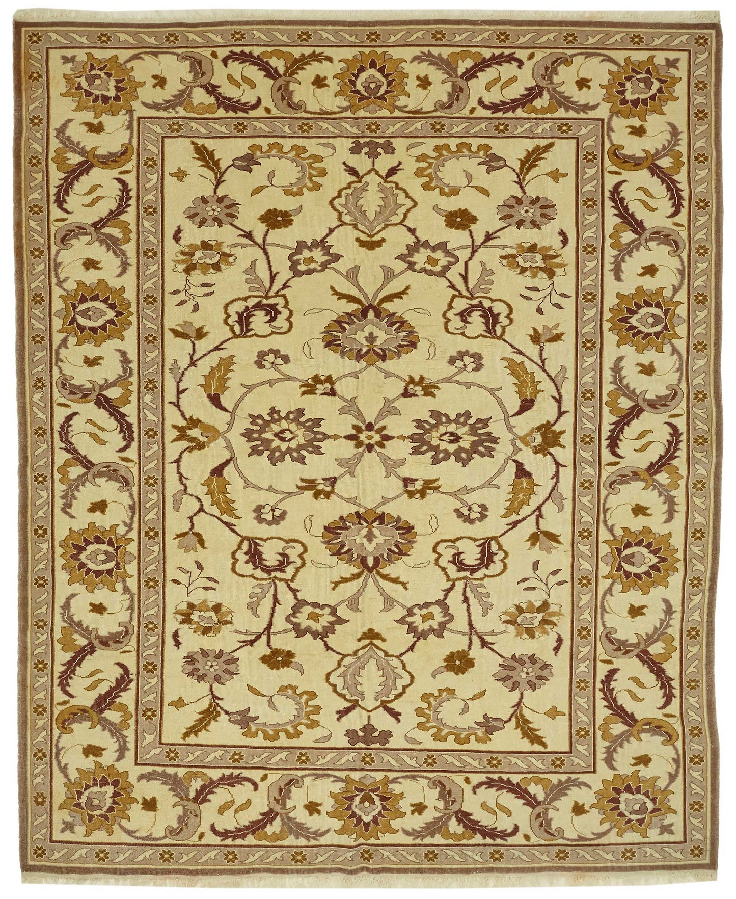 8x10 Vintage Hand-Knotted Rug - 47524