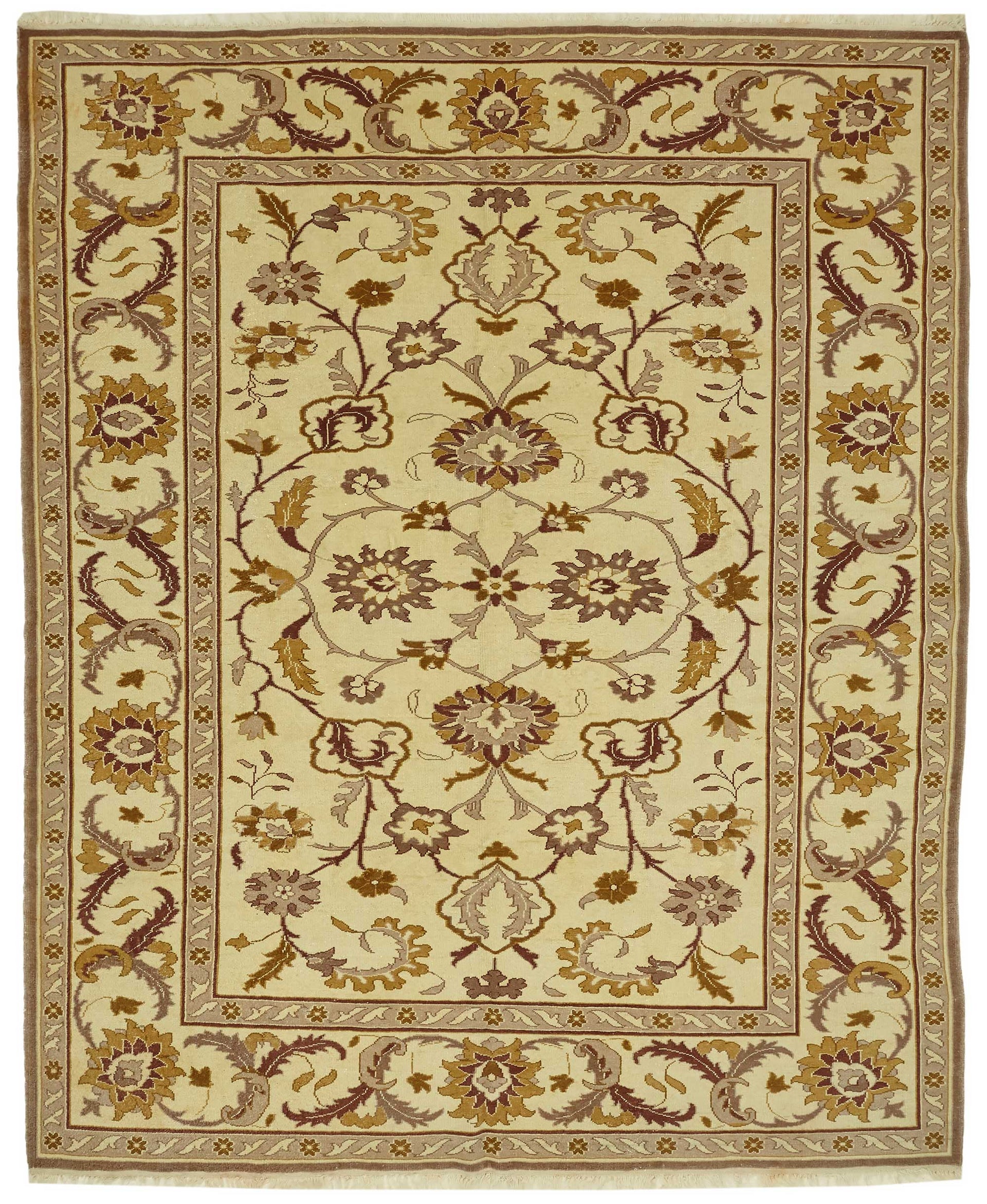 8x10 Vintage Hand-Knotted Rug - 47524