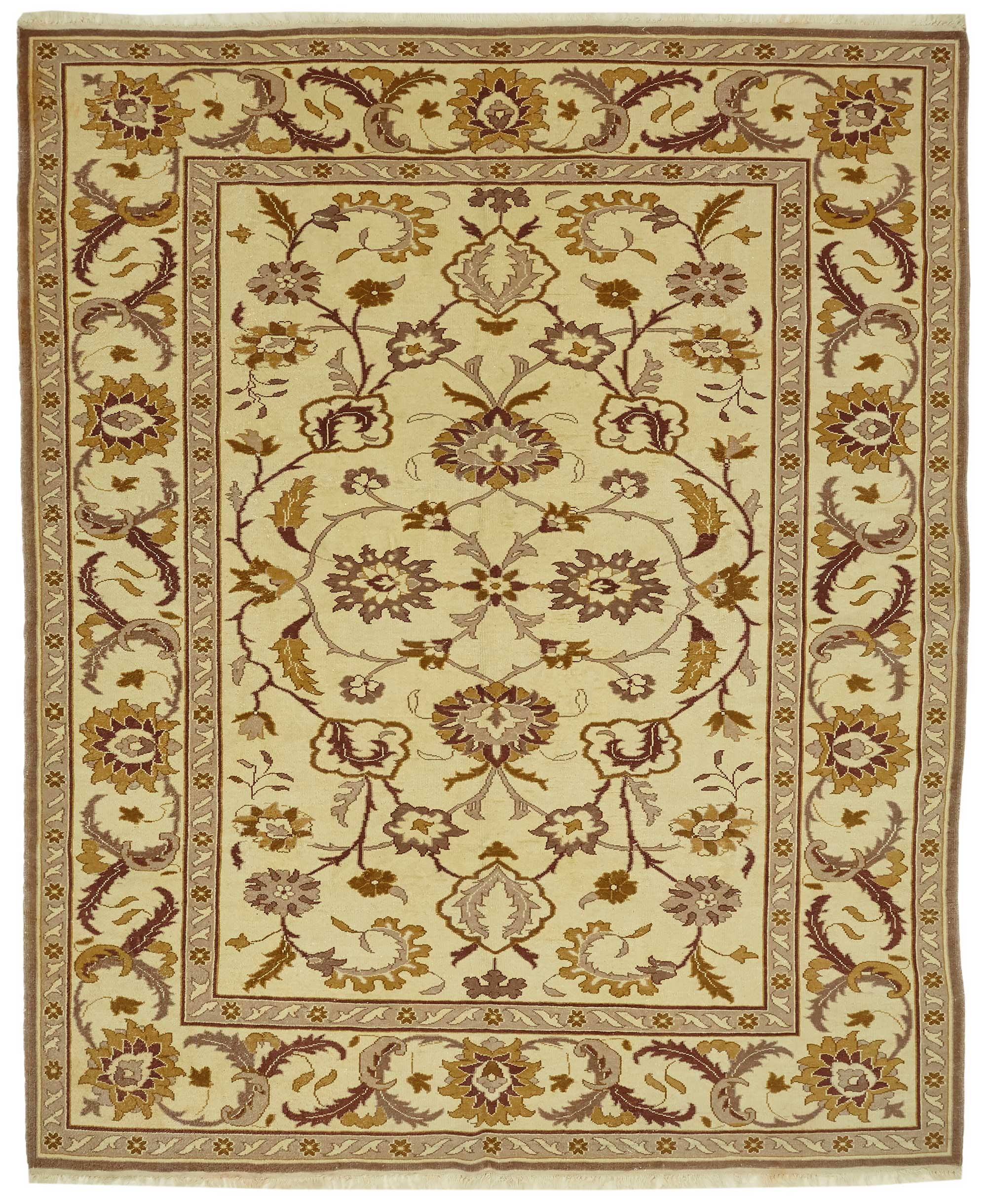 8x10 Vintage Hand-Knotted Rug - 47524