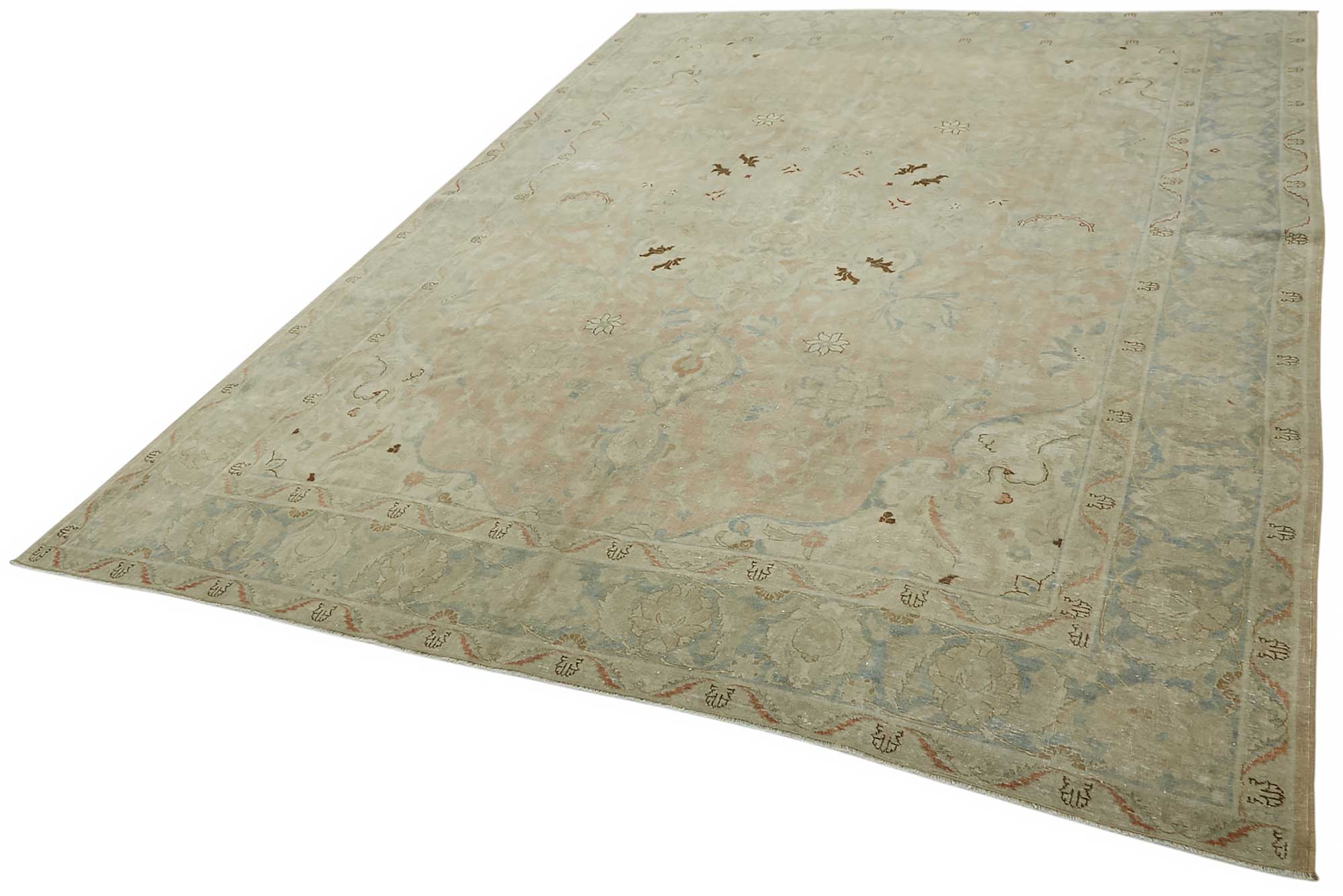 8x11 Vintage Hand-Knotted Rug - 47525