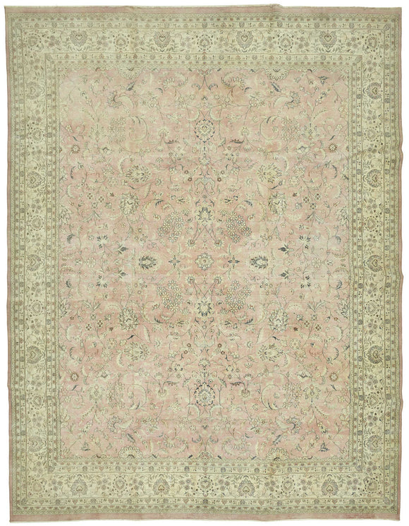 12x15 Vintage Hand-Knotted Rug - 47527