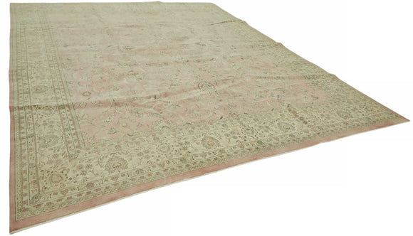 12x15 Vintage Hand-Knotted Rug - 47527