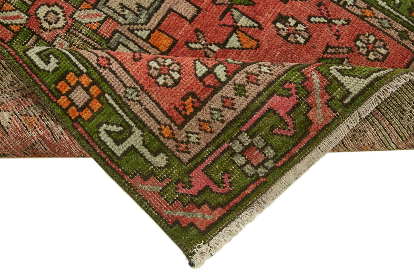 3x12 Vintage Hand-Knotted Rug - 47533