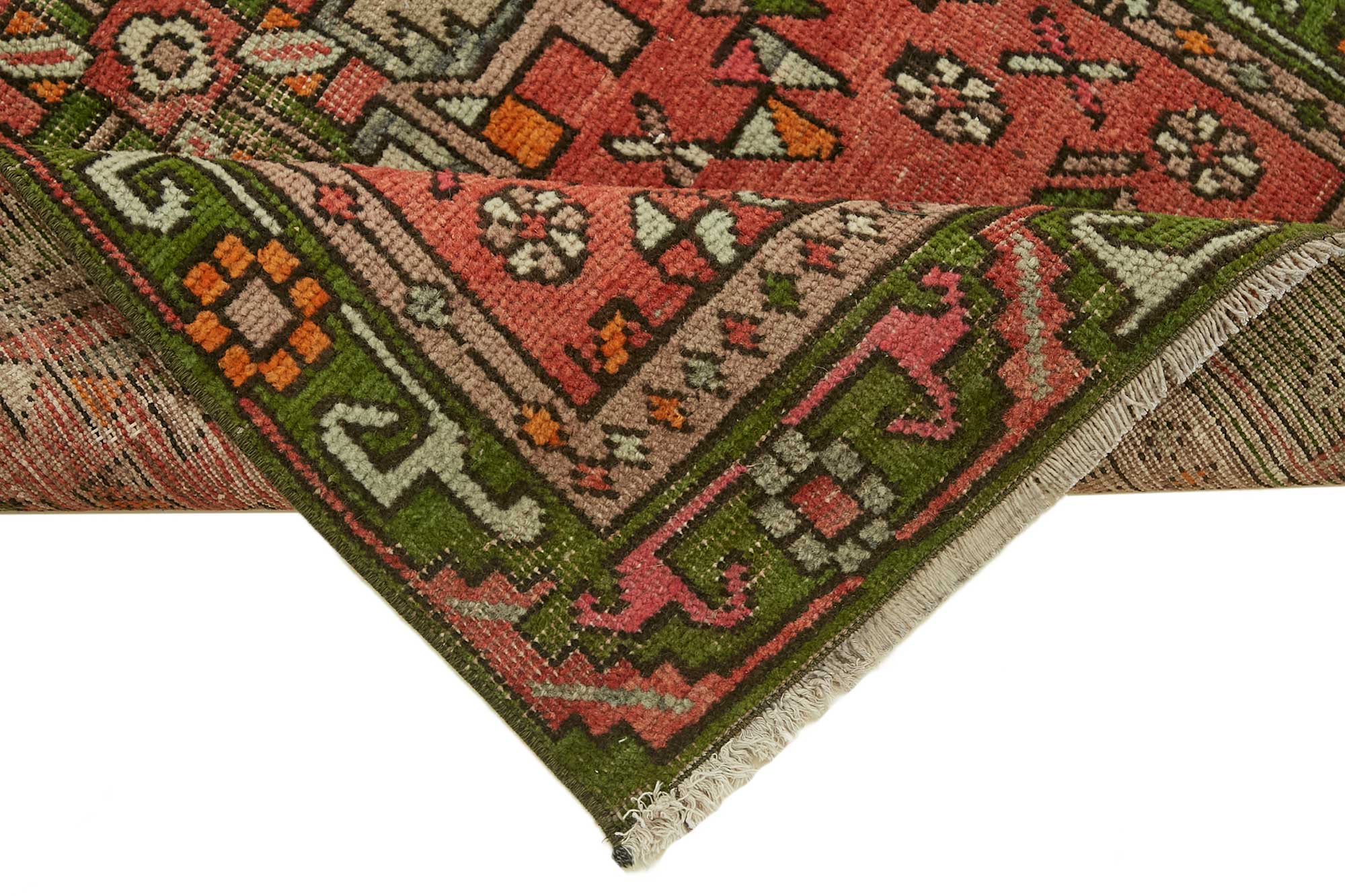 3x12 Vintage Hand-Knotted Rug - 47533