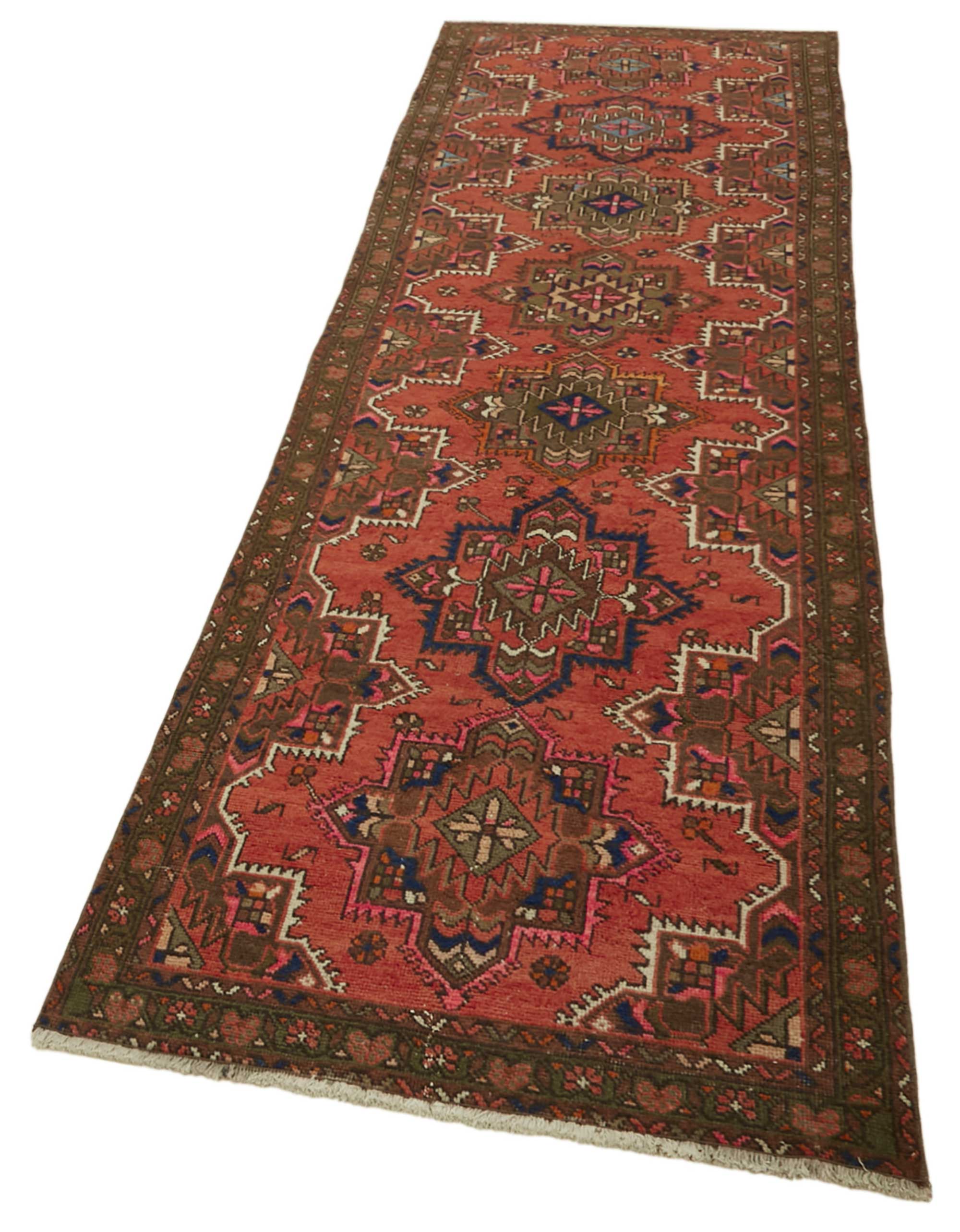 3x12 Vintage Hand-Knotted Rug - 47535