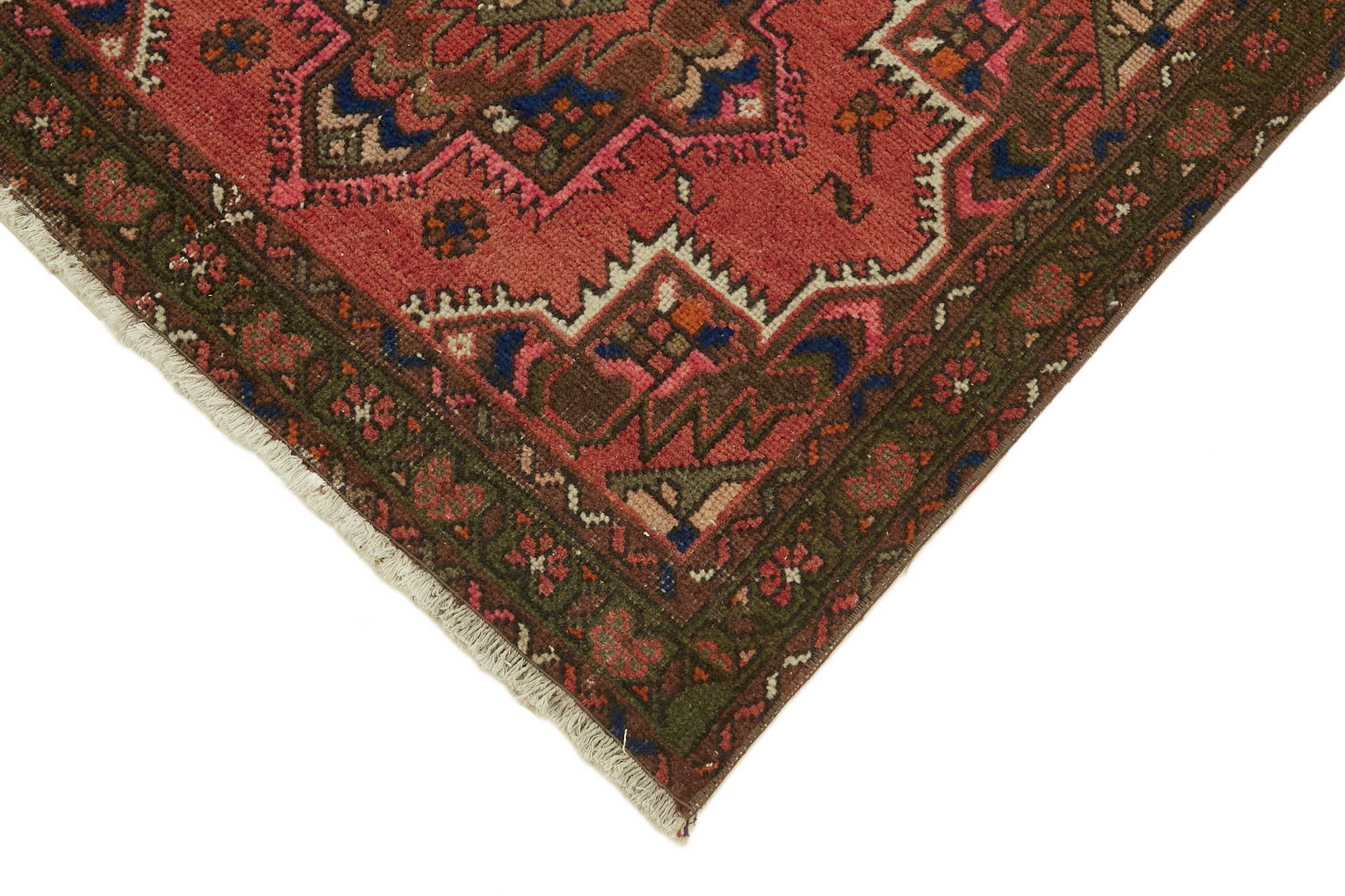3x12 Vintage Hand-Knotted Rug - 47535