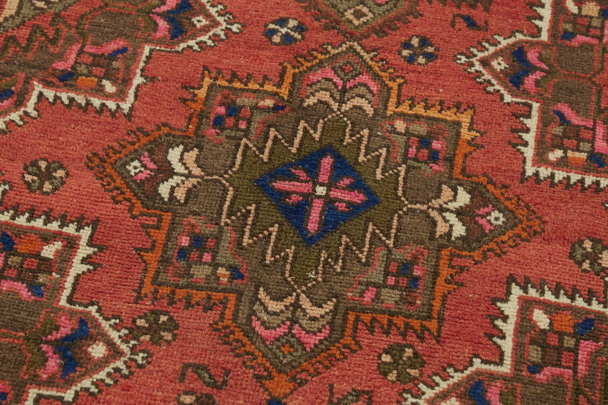 3x12 Vintage Hand-Knotted Rug - 47535