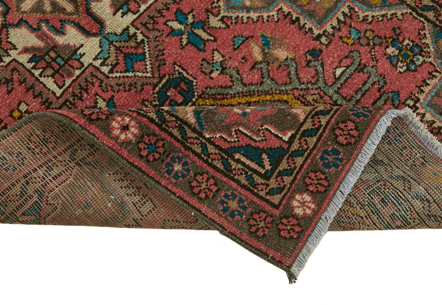 3x12 Vintage Hand-Knotted Rug - 47536