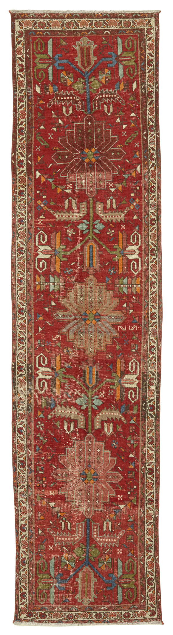 3x13 Vintage Hand-Knotted Rug - 47537