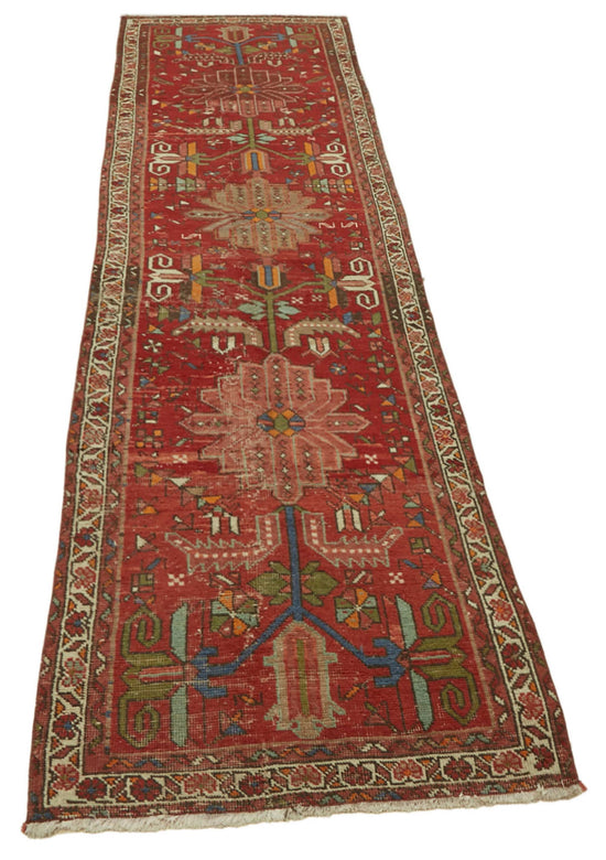 3x13 Vintage Hand-Knotted Rug - 47537