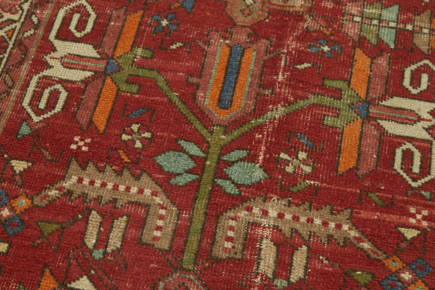 3x13 Vintage Hand-Knotted Rug - 47537