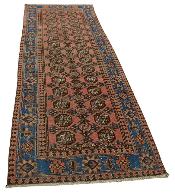 3x11 Vintage Hand-Knotted Rug - 47539