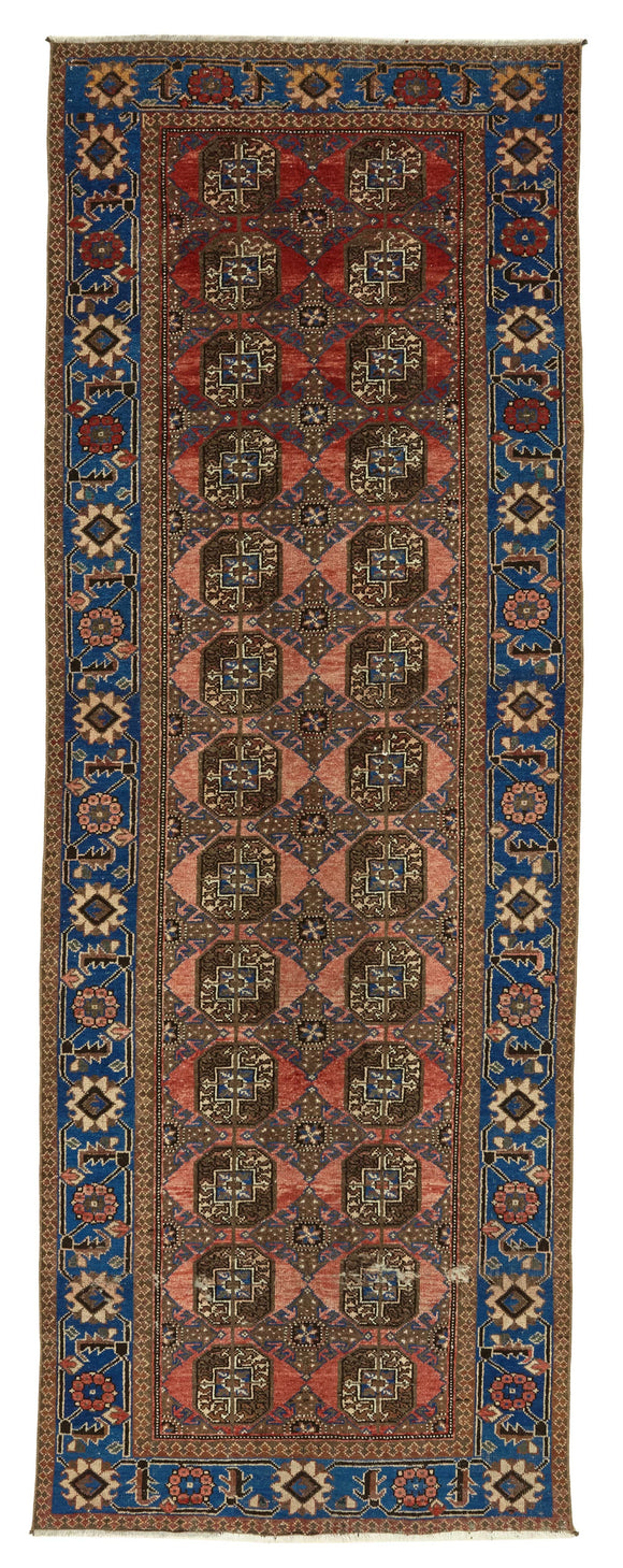 4x11 Vintage Hand-Knotted Rug - 47542
