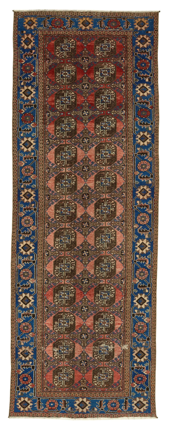 4x11 Vintage Hand-Knotted Rug - 47542