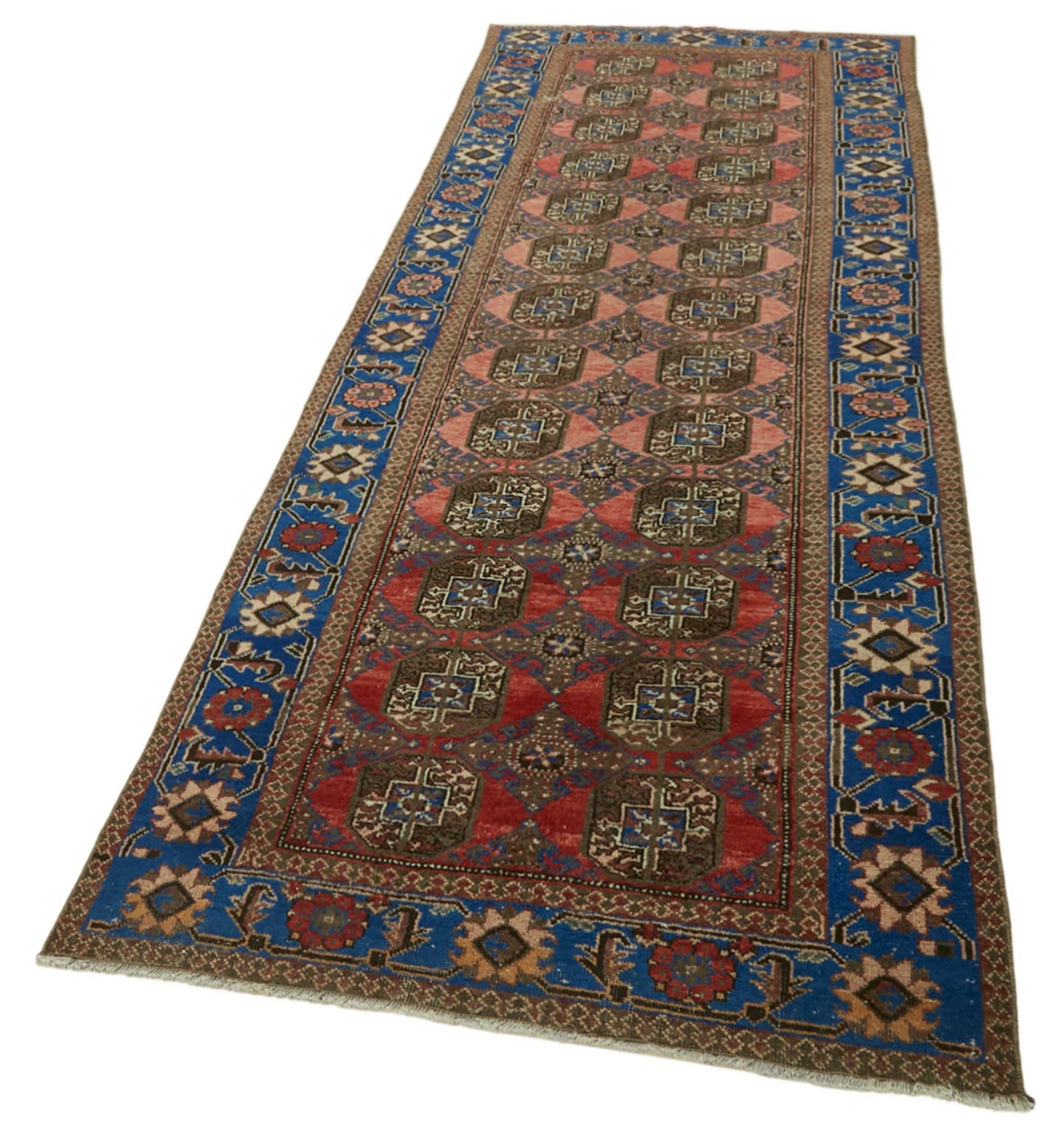 4x11 Vintage Hand-Knotted Rug - 47542